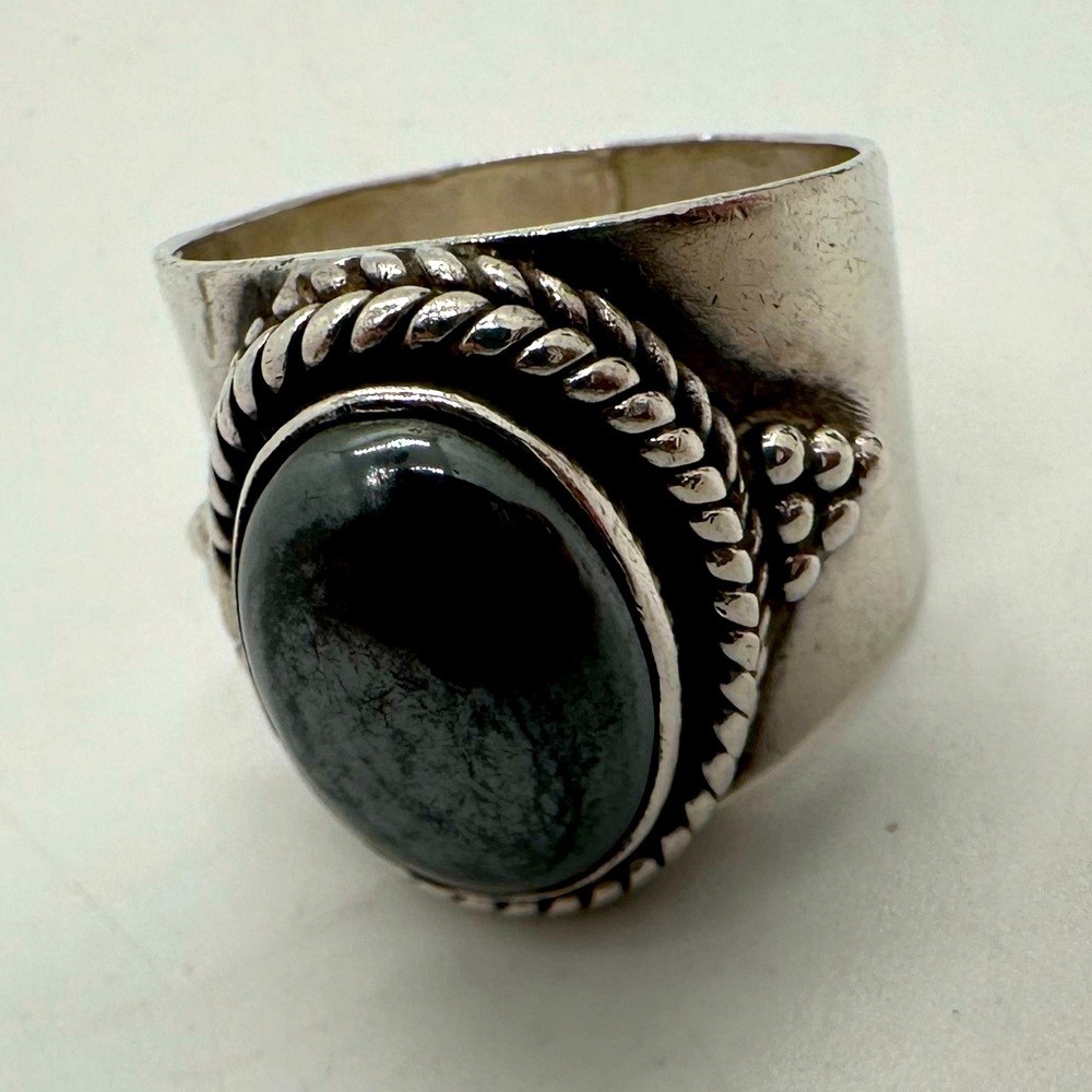 Sterling Silver Hematite SRing